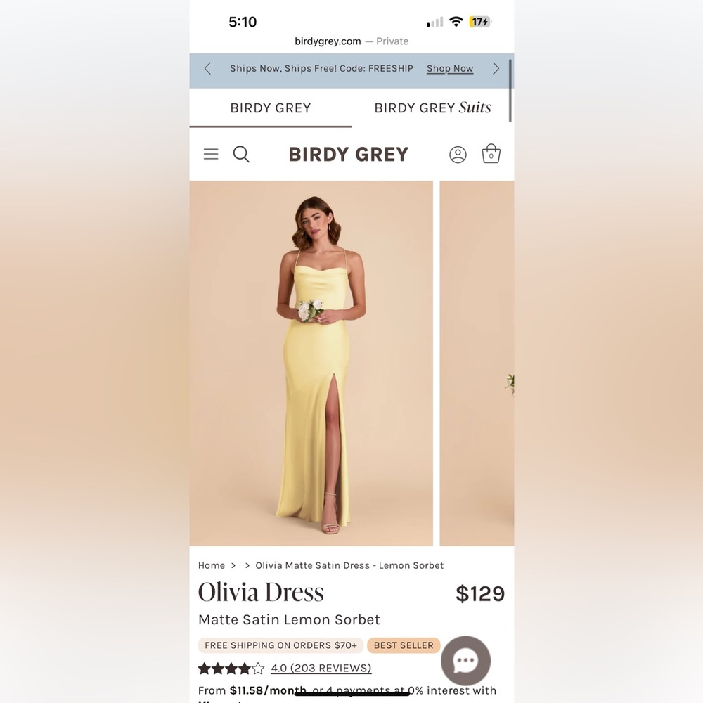 Birdy Grey Olivia Dress